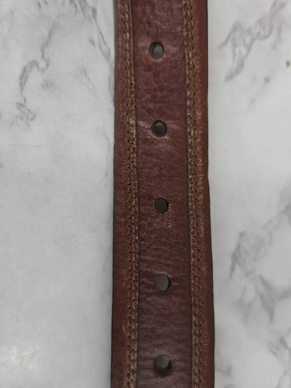 Cremieux Men's Brown Leather Belt - Classic Casual Style Size 44